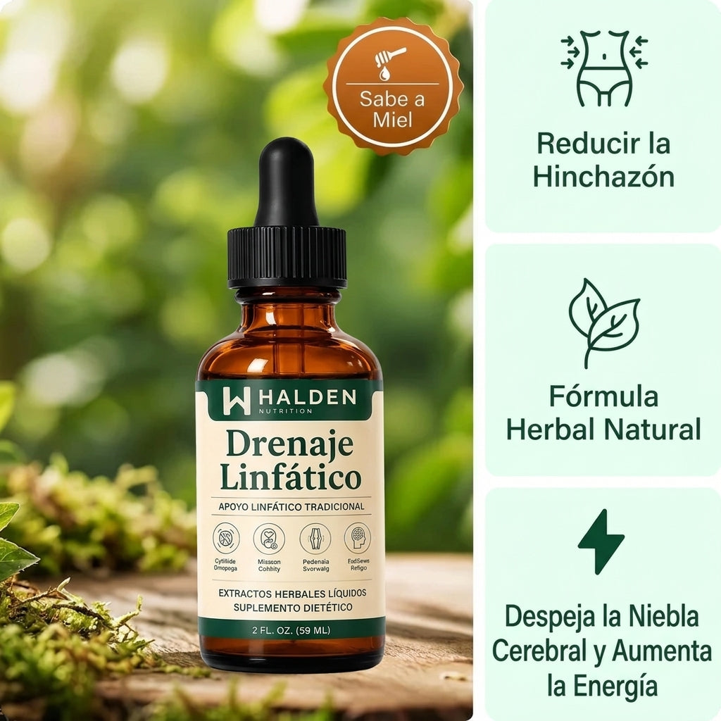 Drenaje Linfatico Halden Nutrition — Gotas Naturales